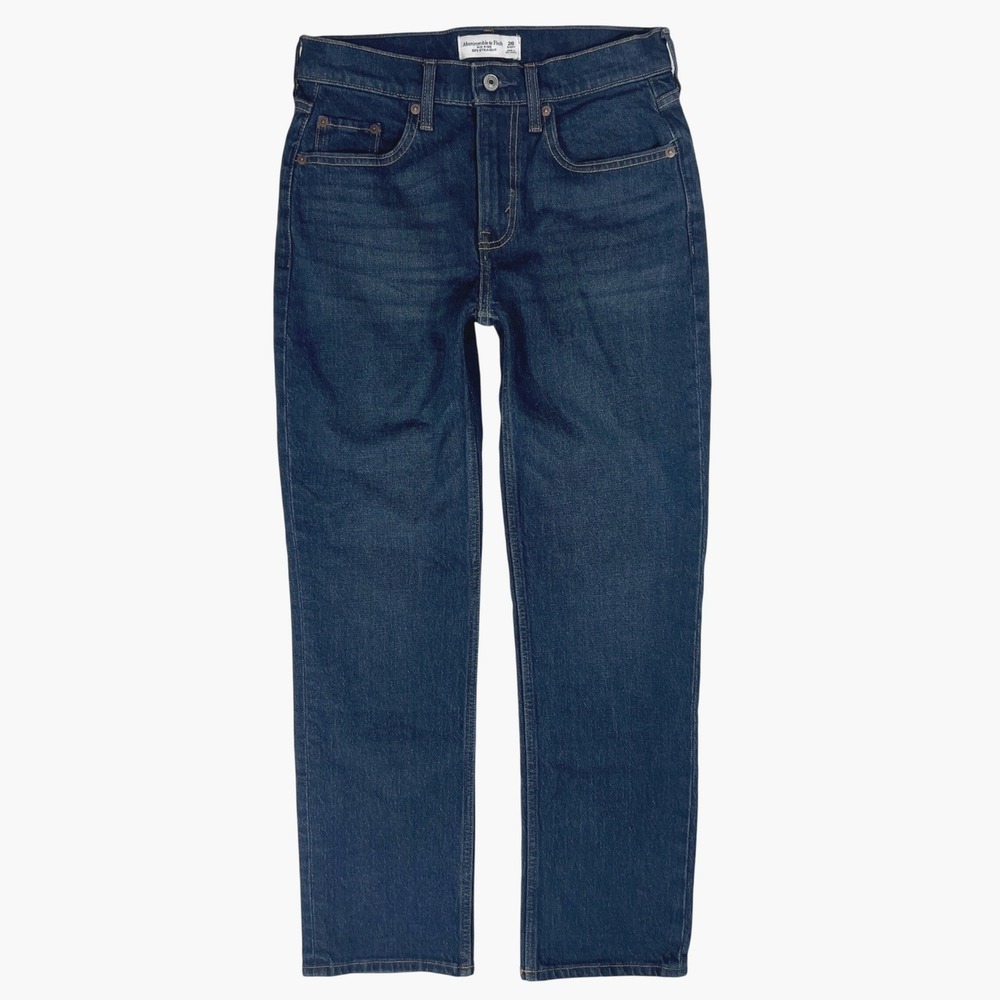 Abercrombie 90s Straight Jeans 26 Mid Rise Classiccore Momcore Casual Cowgirl 2